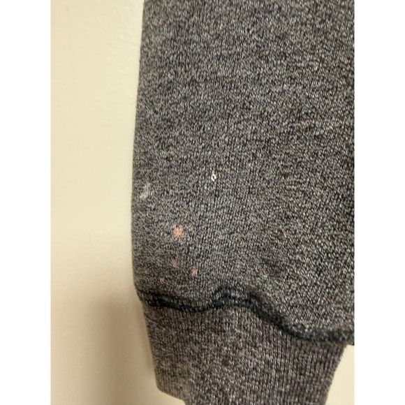 Abercrombie Fitch Gray Crewneck Sweatshirt Arch Logo Muscle Fit Size S - Picture 6 of 8